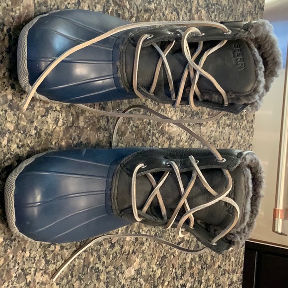 Sperry Blue Winter Boots - Picture 1 of 3